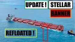 Maritime News/Stellar Banner/ Cargo Extraction led to Re-floating of a Very Large Ore Carrier