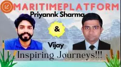 Engaging conversation with Priyannk Sharma - A seafarer's life cycle -www.maritimeplatform.com