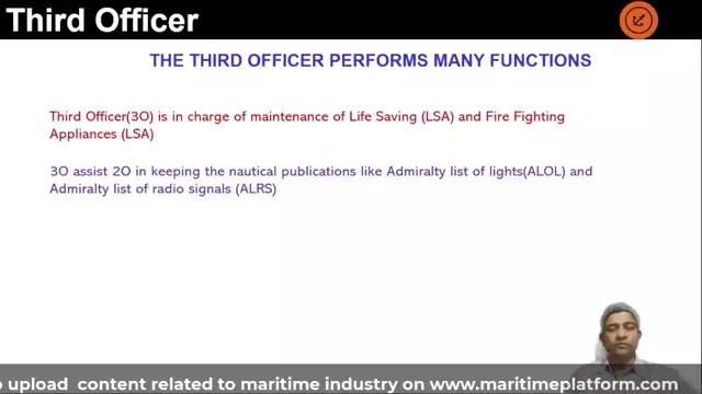 who is the Third Officer on a ship? what are his responsibilities? -latest-www.maritimeplatform.com