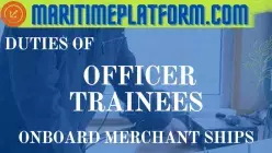 who is the trainees on a ship? what are his responsibilities? -www.maritimeplatform.com