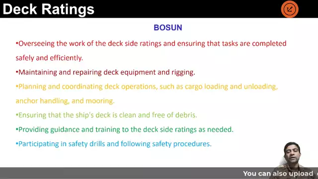 who is a Deck Rating (BSN & AB) on a merchant ship? what are their duties? - Part 1