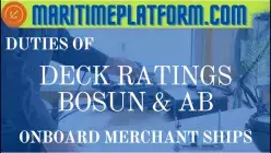 who is a Deck Rating (BSN & AB) on a merchant ship? what are their duties? - Part 1